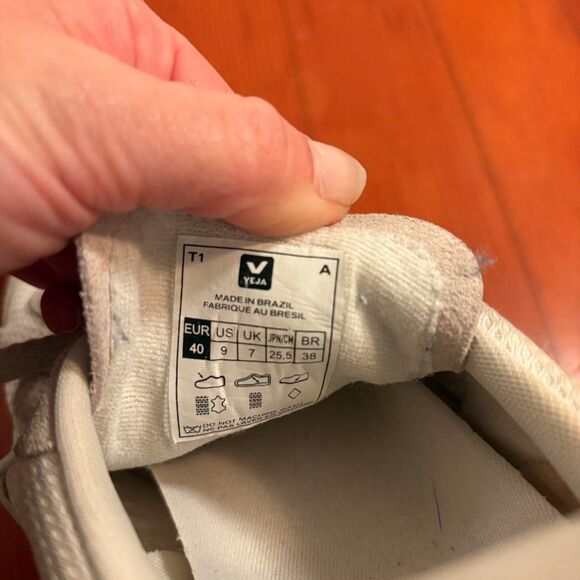 Veja Rio Branco Alveomesh and Suede Women's Trainers in Natural Size 9 - Picture 6 of 7